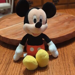 Disney Mickey Mouse Plush Toy - Black, Yellow, Red